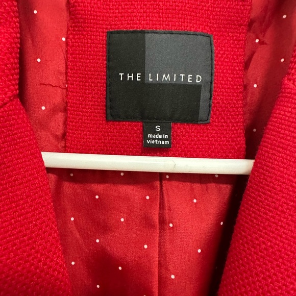The Limited Red Single-Button Textured Blazer - Picture 2 of 7